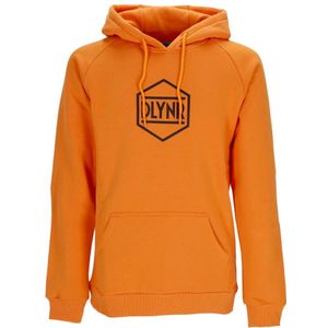 Dolly Noire, Sweatshirts & Hoodies, Heren, Oranje, L, Katoen, Oranje Logo Hoodie met Kangoeroezak