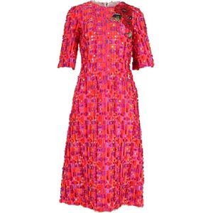 Dolce & Gabbana Pre-owned, Pre-owned, Dames, Rood, M, Polyester, Pre-owned Polyester dresses