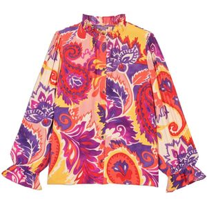Ba&Sh, Blouses & Shirts, Dames, Veelkleurig, S, Natsy Multicolor Stijlvolle Jurk
