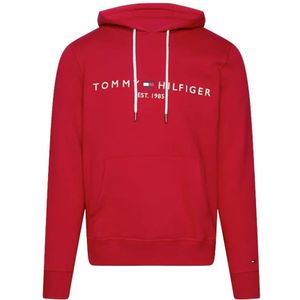 Tommy Hilfiger, Sweatshirts & Hoodies, Heren, Rood, L, Logo Hoodie