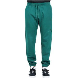 Adidas, Broeken, Heren, Groen, L, Katoen, Groene Performance Sportieve Broek