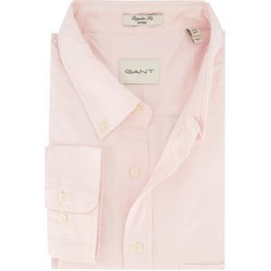Gant, Casual Roze Overhemd Roze, Heren, Maat:4XL