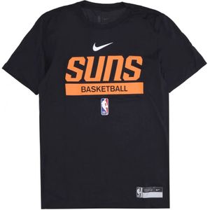 Nike, Tops, Heren, Zwart, XS, Polyester, Phoenix Suns Trainings T-shirt Zwart