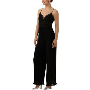 Guess, Jumpsuits & Playsuits, Dames, Zwart, XS, Polyester, Chique Geplooide Jumpsuit voor Vrouwen