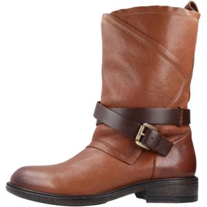 Geox, Schoenen, Dames, Bruin, 37 EU, Enkellaarsjes