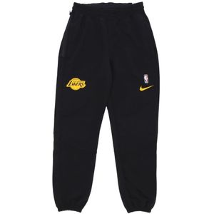 Nike, Broeken, Heren, Zwart, M, Polyester, NBA Dri-Fit Spotlight Broek Zwart/Geel