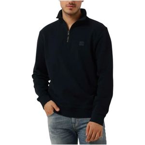 Hugo Boss, Sweatshirts & Hoodies, Heren, Blauw, S, Heren Sweater & Vest Zetrust