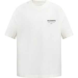 AllSaints, Tops, Heren, Beige, M, Katoen, Ondergrondse T-shirt