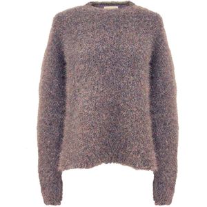 Jil Sander, Multicolor Mohair Glitter Trui Veelkleurig, Dames, Maat:S