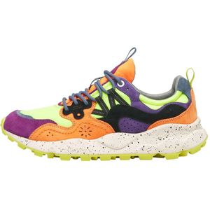 Flower Mountain, Suede and technical fabric sneakers Yamano 3 MAN Paars, Heren, Maat:41 EU