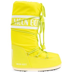 Moon Boot, Schoenen, Dames, Geel, 39 EU, Nylon, Sneeuwlaarzen Icoon Nylon