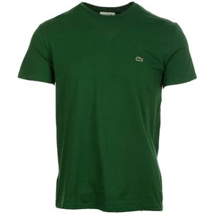 Lacoste, Tops, Heren, Groen, M, Groene T-shirt en Polo Collectie