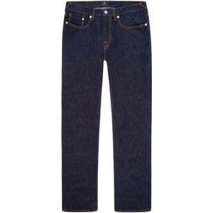 PS By Paul Smith, Jeans, Heren, Blauw, W31, Denim, Tapered Slim Fit Denim Jeans