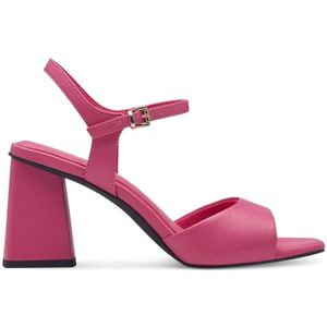 Marco Tozzi, Schoenen, Dames, Roze, 39 EU, Roze Platte Sandalen voor Vrouwen