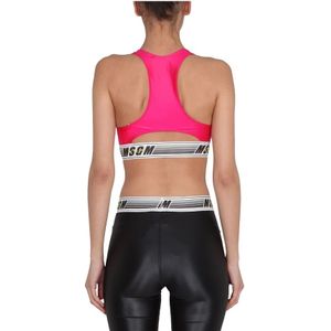 Msgm, Sport, Dames, Roze, M, Top Activewear