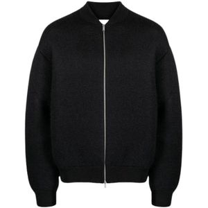 Jil Sander, Cardigan Jas Zwart, Heren, Maat:M