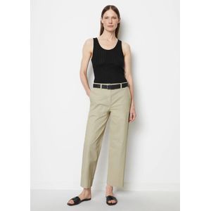 Marc O'Polo, Broeken, Dames, Beige, 3Xl, Katoen, Losse cropped broek