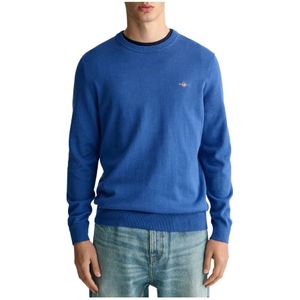 Gant, Sweatshirts & Hoodies, Heren, Blauw, 3Xl, Katoen, Sweatshirts Hoodies