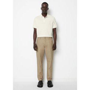 Marc O'Polo, Broeken, Heren, Bruin, W38 L32, Katoen, Broek model Osby Pleats tapered