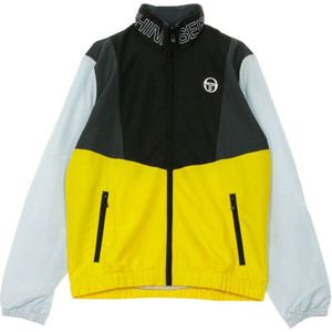 Sergio Tacchini, Jassen, Heren, Veelkleurig, S, Track Jacket in Zwavel/Zwart