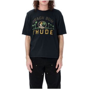 Rhude, Palmera Tee - Stijlvol en Trendy Veelkleurig, Heren, Maat:S