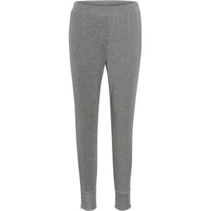 My Essential Wardrobe, Broeken, Dames, Grijs, S, Polyester, Donkergrijze Melange Sweat Pant