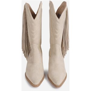 Bronx, Schoenen, Dames, Beige, 37 EU, Hoge laars voor vrouwen - havermelk