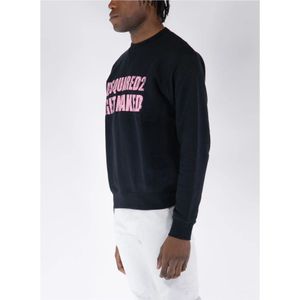 Dsquared2, Sweatshirts & Hoodies, Heren, Zwart, L, Katoen, Sweatshirts