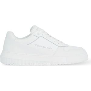 Calvin Klein Jeans, Schoenen, Heren, Wit, 40 EU, Leer, Triple Bright White Sneakers