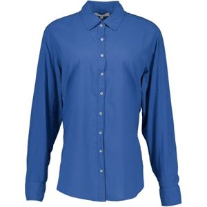 XiRENA, Stijlvolle Blauwe Blouses Blauw, Dames, Maat:S