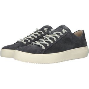 Blackstone, Schoenen, Heren, Blauw, 42 EU, Suède, Lage Boulevard Sneaker