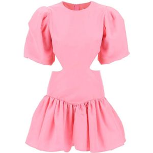 Msgm, Short Kleedjes Roze, Dames, Maat:S