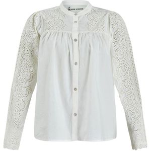 Sofie Schnoor, Modieuze Blouse - Regular Fit Wit, Dames, Maat:M