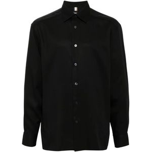 Hugo Boss, Overhemden, Heren, Zwart, XL, Lyocell shirt in C-Cory 243 stijl