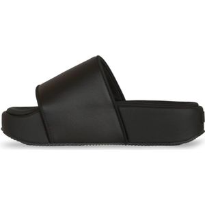 Y-3, Schoenen, Dames, Zwart, 37 EU, Zwarte Slides in Zwart