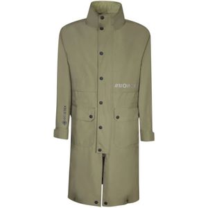 Moncler, Mantels, Heren, Groen, L, Polyester, Jassen