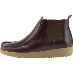 Nature Footwear, Ester Leather Laarzen - Coffee Bruin, Dames, Maat:39 EU