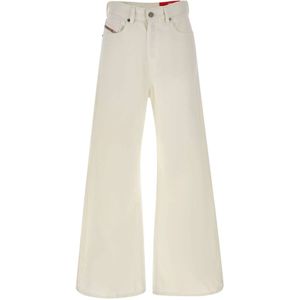 Diesel, Jeans, Dames, Wit, W26, Denim, 1996 D-Sire Dames Witte Jeans