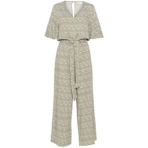 Part Two, Adriennepw Ju Groen Grafisch Print Jumpsuit Veelkleurig, Dames, Maat:XS