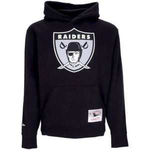 Mitchell & Ness, Sweatshirts & Hoodies, Heren, Zwart, M, NFL Team Logo Hoodie in Oakrai Black
