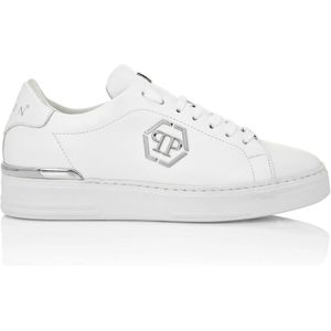 Philipp Plein, Witte Sneakers voor Heren Wit, Heren, Maat:40 EU