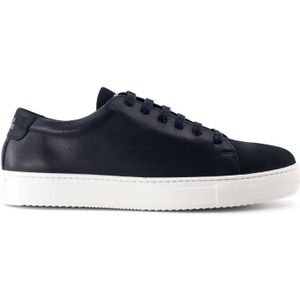 National Standard, Premium Leren Nubuck Sneakers Blauw, Heren, Maat:43 1/2 EU