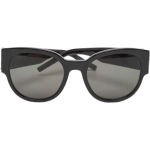 Yves Saint Laurent Vintage, Pre-owned Acetate sunglasses Zwart, Dames, Maat:ONE Size