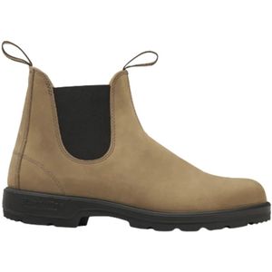 Blundstone, Classics Dijon Black Laars Beige, unisex, Maat:42 1/2 EU