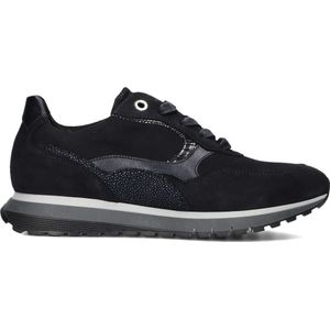 Gabor, Schoenen, Dames, Blauw, 38 EU, Suède, Blauwe Suède Lage Sneakers Model 375