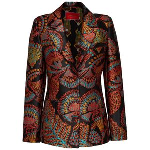 La DoubleJ, Seventies Twist Blazer Veelkleurig, Dames, Maat:S