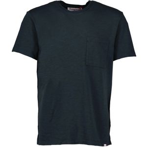 Orlebar Brown, Tops, Heren, Blauw, L, Katoen, Klassieke Ronde Hals Katoenen T-shirt