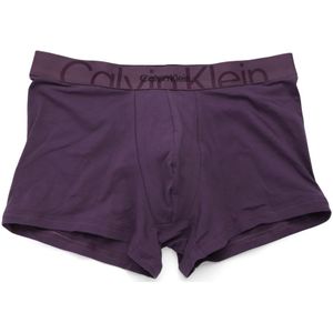 Calvin Klein, Ondergoed, Heren, Paars, M, Katoen, Stretch katoen reliëf icoon leggings