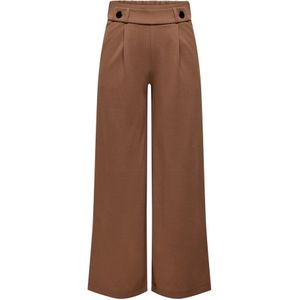 Jacqueline de Yong, Broeken, Dames, Bruin, XL, Polyester, Dames Wijde Broek