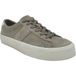 Ralph Lauren, Schoenen, Heren, Beige, 41 EU, Suède, Beige Suède Heren Sneakers